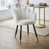 Vivian Dining Chair, Ivory Boucle -Habitat Store 30842653