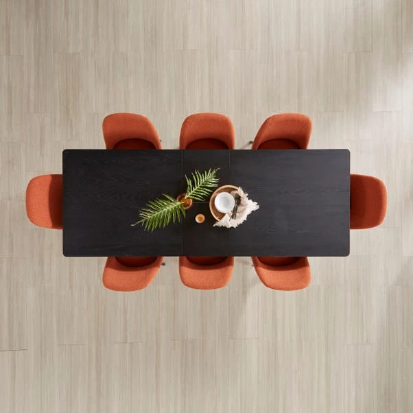 Hudson 6-8 Seater Rectangular Extendable Dining Table, Oak 14 Hudson 6-8 Seater Rectangular Extendable Dining Table, Oak - Image 12