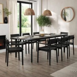 Hudson 6-8 Seater Rectangular Extendable Dining Table, Oak 33 Hudson 6-8 Seater Rectangular Extendable Dining Table, Oak -Habitat Store 30843938 alt02