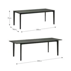 Hudson 6-8 Seater Rectangular Extendable Dining Table, Oak 39 Hudson 6-8 Seater Rectangular Extendable Dining Table, Oak -Habitat Store 30843938 alt09