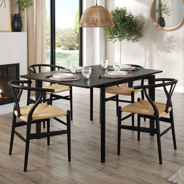 Hudson 2-4 Seater Square Extendable Dining Table, Oak 13 Hudson 2-4 Seater Square Extendable Dining Table, Oak - Image 11