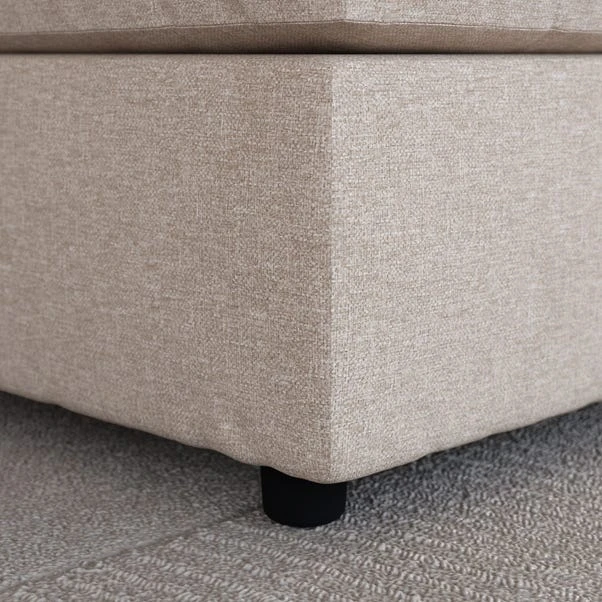 Blake Soft Texture Fabric Footstool 5 Blake Soft Texture Fabric Footstool - Image 3