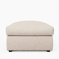 Blake Soft Texture Fabric Footstool 12 Blake Soft Texture Fabric Footstool -Habitat Store 30843970 alt03