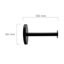 Jungle Leaves Dresser Single Matt Black -Habitat Store 30846063 alt01