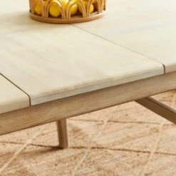 Laila 2-4 Seater Square Extendable Dining Table, Mango Wood -Habitat Store 30846989 alt03