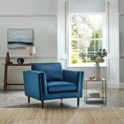 Anton Snuggle Chair, Opulent Velvet -Habitat Store 30847025 alt01