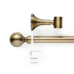 Ashton Metal Eyelet Bay Curtain Pole -Habitat Store 30847620 alt01