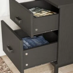 Fulton 2 Drawer Slim Bedside Table -Habitat Store 30848997 alt03