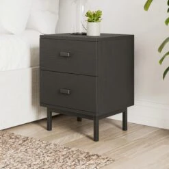 Fulton 2 Drawer Bedside Table -Habitat Store 30848998 alt01