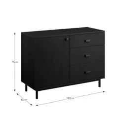 Fulton Small Sideboard, Black Oak -Habitat Store 30849004 alt09