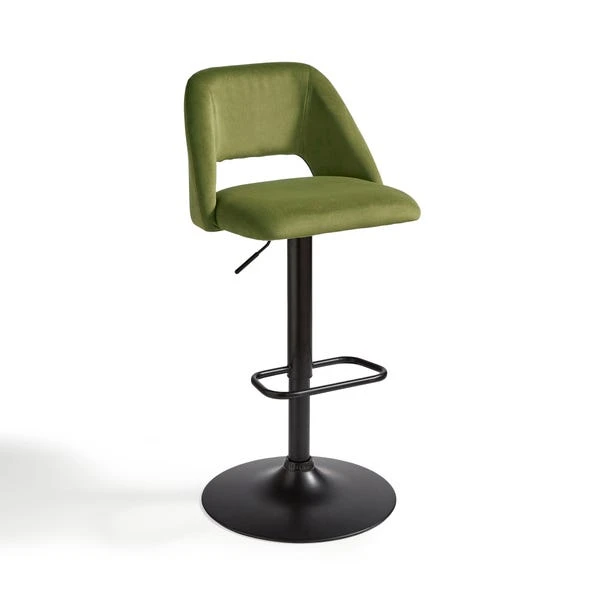 Jonas Adjustable Height Bar Stool, Velvet 21 Jonas Adjustable Height Bar Stool, Velvet - Image 19