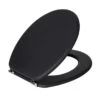 Black Soft Touch Toilet Seat -Habitat Store 30856066