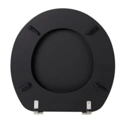 Black Soft Touch Toilet Seat -Habitat Store 30856066 alt02