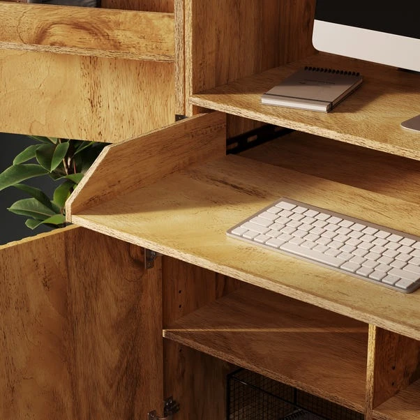 Bryant Hideaway Computer Cabinet Desk 7 Bryant Hideaway Computer Cabinet Desk - Image 5