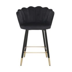 Vivian Counter Height Bar Stool, Velvet -Habitat Store 30857281 alt01