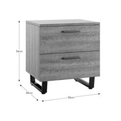 Freddie 2 Drawer Bedside Table -Habitat Store 30857591 alt09