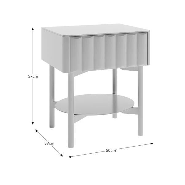 Alita 1 Drawer Bedside Table 15 Alita 1 Drawer Bedside Table - Image 13