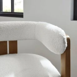 Lovato Dining Chair, Boucle -Habitat Store 30857637 alt03