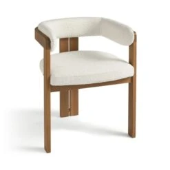 Lovato Dining Chair, Boucle -Habitat Store 30857637 alt07