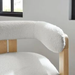 Lovato Dining Chair, Boucle -Habitat Store 30857638 alt03