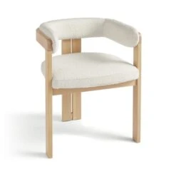 Lovato Dining Chair, Boucle -Habitat Store 30857638 alt07