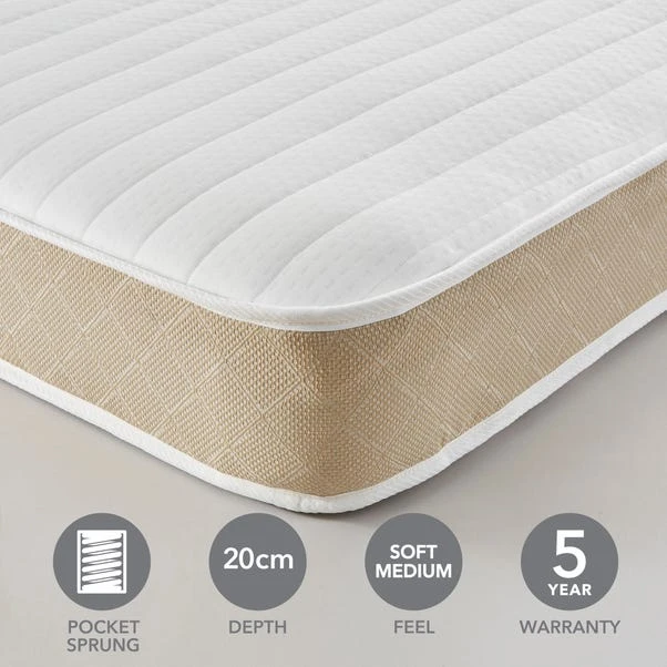 Dunelm Rolled 800 Pocket Sprung Mattress 15 Dunelm Rolled 800 Pocket Sprung Mattress - Image 13