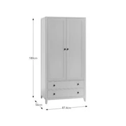 Malone Double Wardrobe, Warm Grey 11 Malone Double Wardrobe, Warm Grey -Habitat Store 30858780 alt09