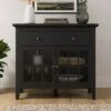 Lynton Small Glazed Sideboard, Black -Habitat Store 30858794