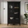 Lynton Glazed Display Cabinet, Black -Habitat Store 30858801