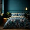 Utopian Dream Teal 100% Cotton Duvet Cover And Pillowcase Set -Habitat Store 30858834
