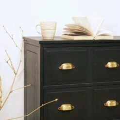 Fenway 3 Drawer Chest, Black -Habitat Store 30859238 alt04