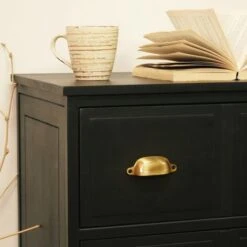 Fenway 3 Drawer Chest, Black -Habitat Store 30859238 alt05