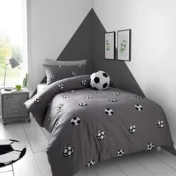 Tufted Football Duvet Cover & Pillowcase Set 14 Tufted Football Duvet Cover & Pillowcase Set -Habitat Store 30861100