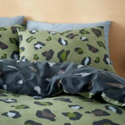 Leopard Duvet Cover And Pillowcase Set -Habitat Store 30861113 alt01