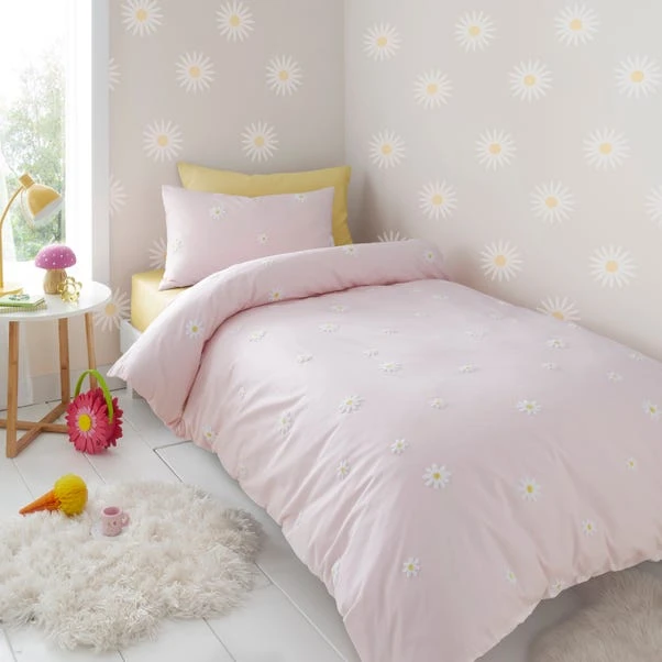 Tufted Daisy Duvet Cover & Pillowcase Set 7 Tufted Daisy Duvet Cover & Pillowcase Set - Image 5