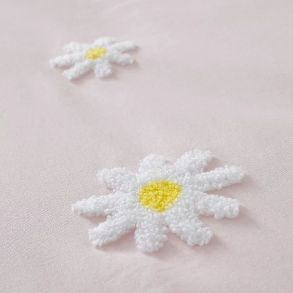 Tufted Daisy Duvet Cover & Pillowcase Set 10 Tufted Daisy Duvet Cover & Pillowcase Set - Image 8