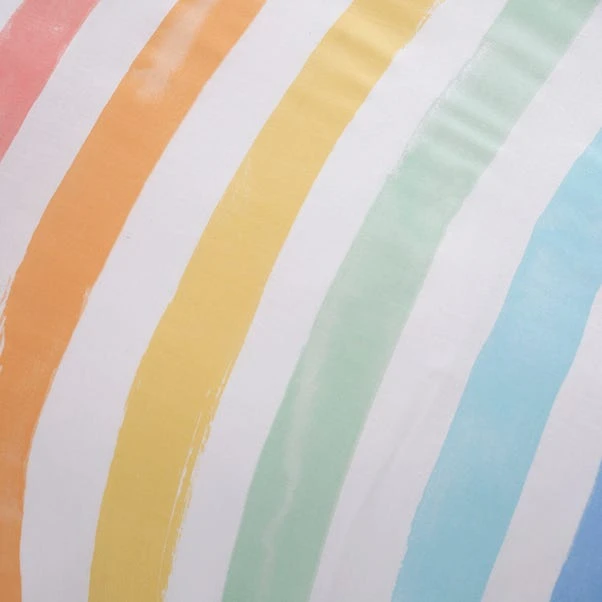 Rainbow Watercolour Stripe Duvet Cover & Pillowcase Set 13 Rainbow Watercolour Stripe Duvet Cover & Pillowcase Set - Image 11