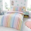 Rainbow Watercolour Stripe Duvet Cover & Pillowcase Set -Habitat Store 30861124