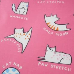 Yoga Cats Duvet Cover & Pillowcase Set -Habitat Store 30861277 alt05