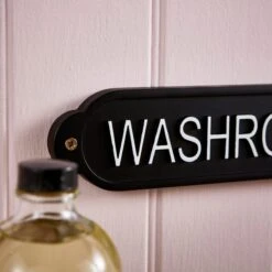 Heart And Soul 'WASHROOM' Plaque -Habitat Store 30861414 alt01