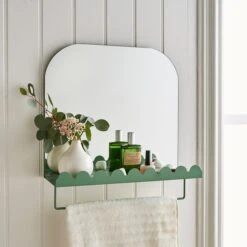 Heart And Soul Scalloped Mirror -Habitat Store 30861735