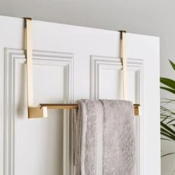Modern Luxe Square Overdoor Towel Rail -Habitat Store 30861741
