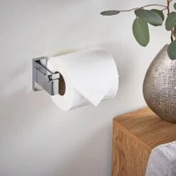 Modern Luxe Square Toilet Roll Holder -Habitat Store 30861745
