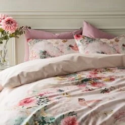 Aldridge Dramatic Floral Cotton Sateen Duvet Cover And Pillowcase Set -Habitat Store 30862345 alt01