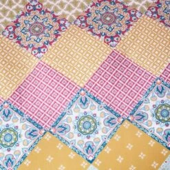 Global Patchwork Duvet Cover And Pillowcase Set -Habitat Store 30862359 alt04