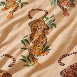 Tiger Foliage Duvet Cover And Pillowcase Set -Habitat Store 30862364 alt04