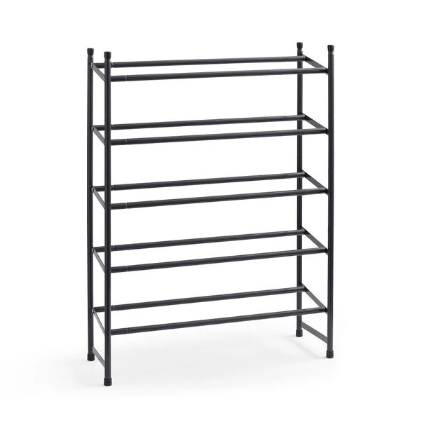 5 Tier Extendable Metal Shoe Rack 8 5 Tier Extendable Metal Shoe Rack - Image 6