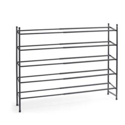 5 Tier Extendable Metal Shoe Rack 16 5 Tier Extendable Metal Shoe Rack -Habitat Store 30862494 alt03