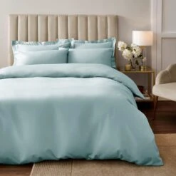 Soft & Silky Duvet Cover And Pillowcase Set -Habitat Store 30862649