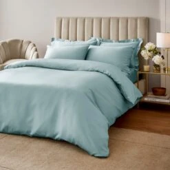 Soft & Silky Duvet Cover And Pillowcase Set -Habitat Store 30862649 alt01